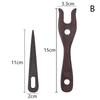 2Pcs Knitting Fork And Eye Needle Kit Wooden Cording Tool Fork Braider Lightweight Knitting Fork Braided Tool