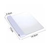 LED Book Reading 1PCS Transparent Flat Reading Light Student Night Light Portable Desk Lamp