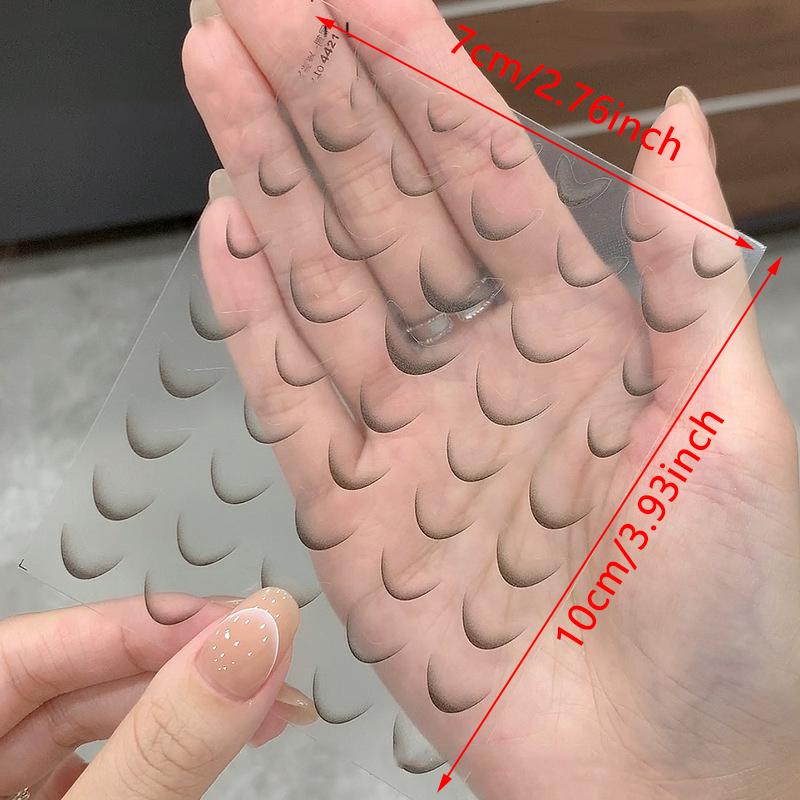 1 Sheet Fashion French Gradient Nail Art Stickers Thin Black White Line Press On Nails Decals Manicure Decorations DIY