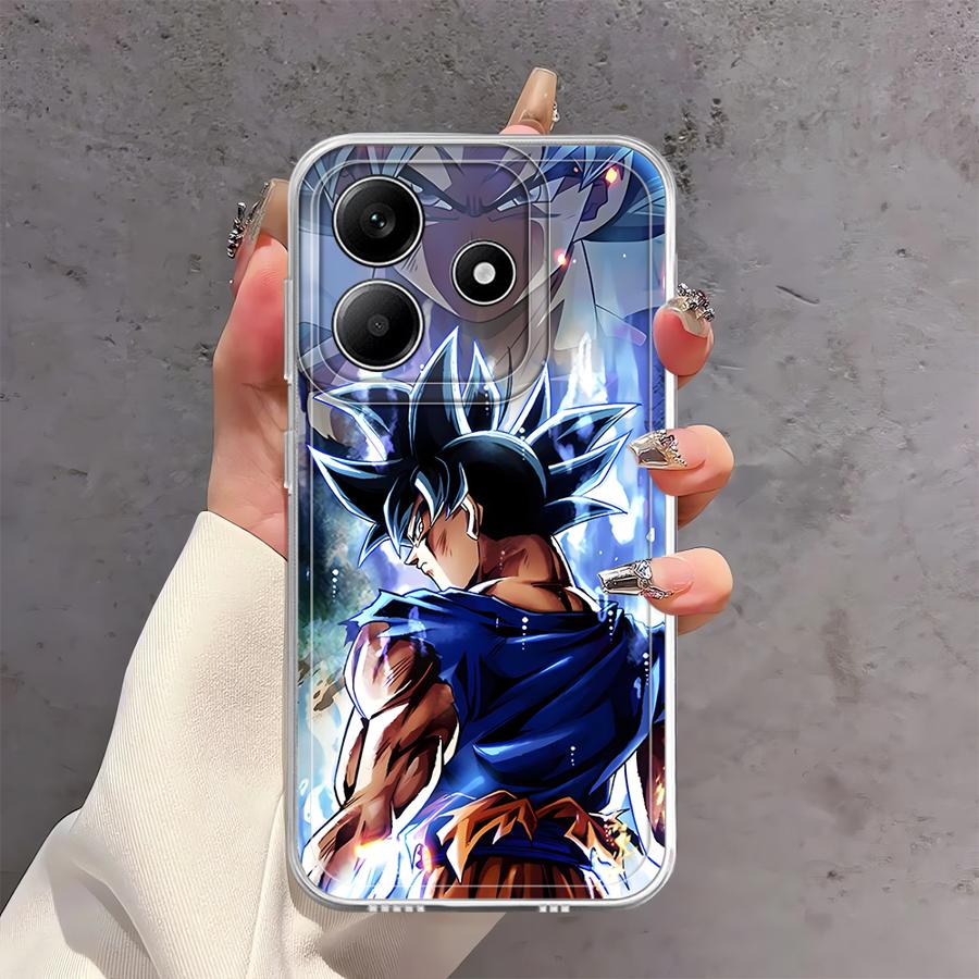 Case for Xiaomi Redmi Note 14 Pro Plus Note 13 10S 9 10 13C 14C 11S 12S A4 12 11 Soft Phone Cover Dragon Ball Goku