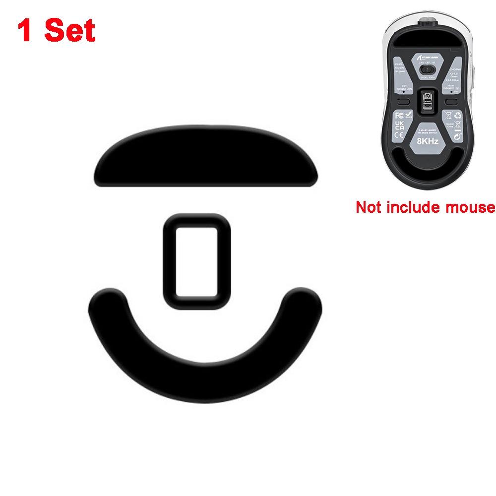 

Wear-Resistant Replacement Foot Covers PTFE Mouse Skate Glides for ATTACK SHARK X3 PRO Gaming Mice Black 1 set