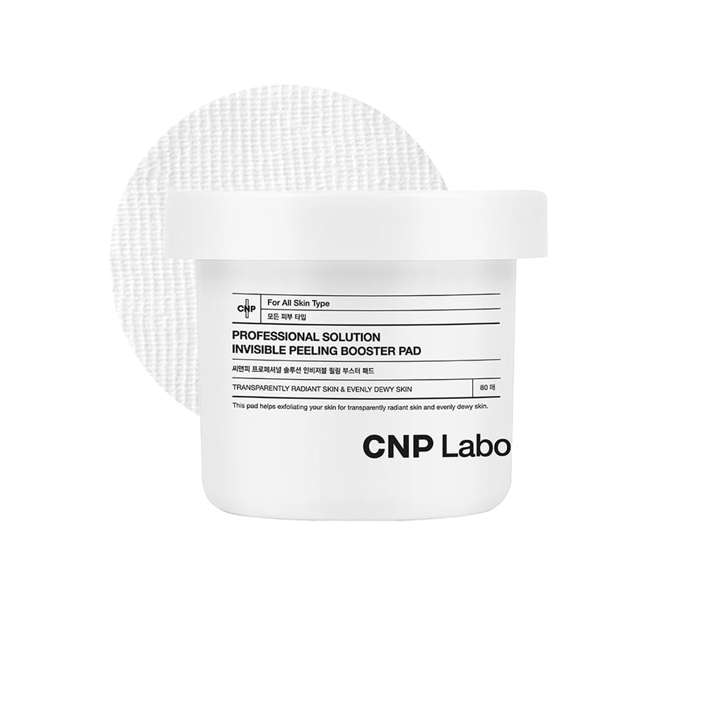 

CNP Laboratory P Booster Toner Pads for Moisturizing Sensitive Pore and 80 Korean Cosmetics Pads, Skin, Exfoliating, Care, Transparency, Pads,