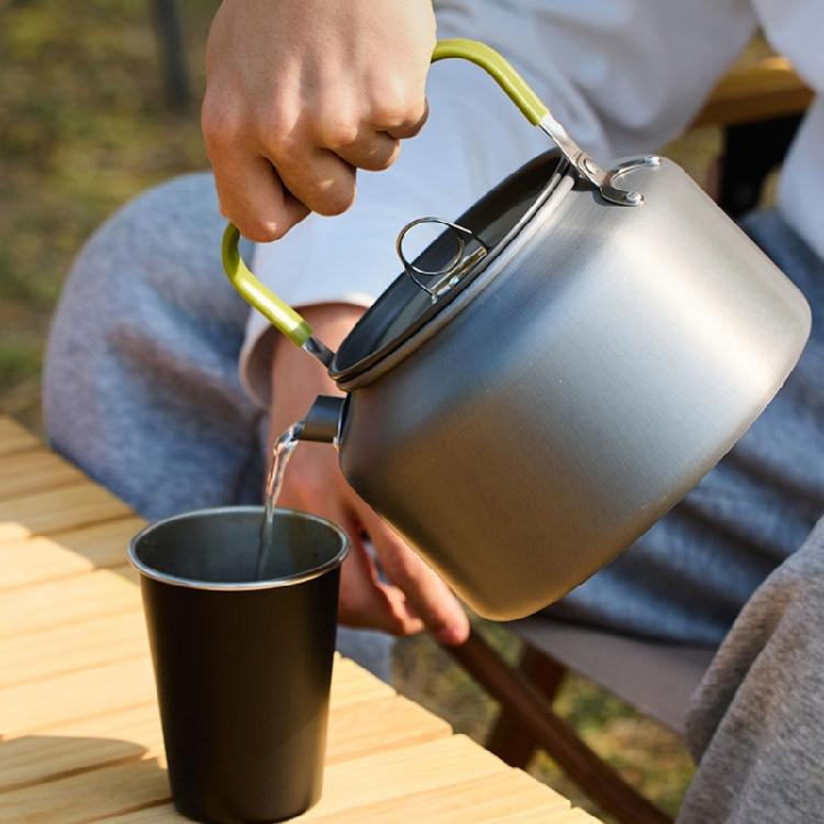 Outdoor Camping Kettle Aluminum  Alloys Teapot Outdoor Hiking Water Boilers Camp Teas Coffee Pots Portable Teapot