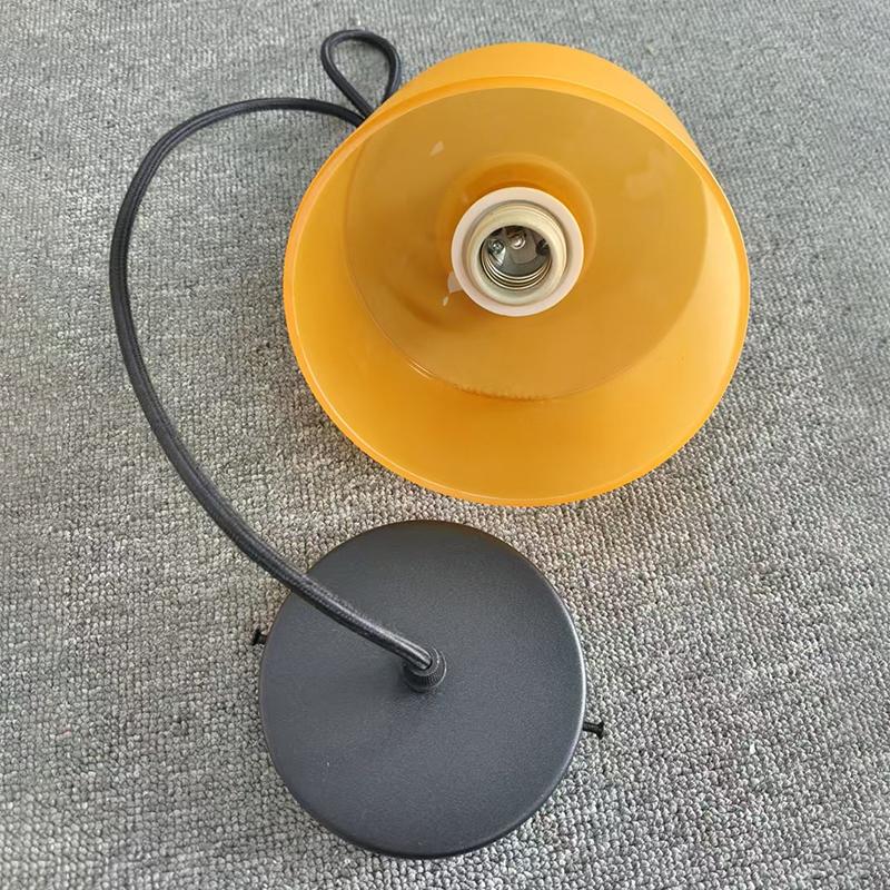 Nordic Led Pendant Lamps Simple Creative Long Line Small Chandeliers Bedroom Lamp Restaurant  Glass Decoration Pendant Light