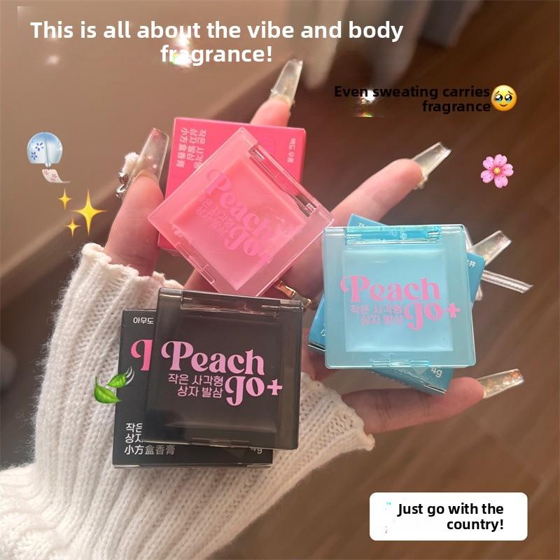 

Small Box Solid Balm Perfume White Peach Oolong Balm Lasting Light Fragrance Girl Student Girl No Man s Land Rose