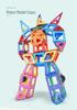 Large Magnetic Building Tiles Set for Kids - Educational Suction Magnet Blocks