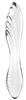 Dazzling Crystal 1 Glass Dildo - 18 X 3.6cm Transparent - Satisfyer - Double Dildos