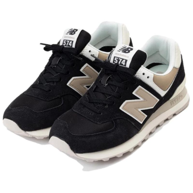 New Balance 574 Black Elephant Bone Women's Sneakers WL574DK2