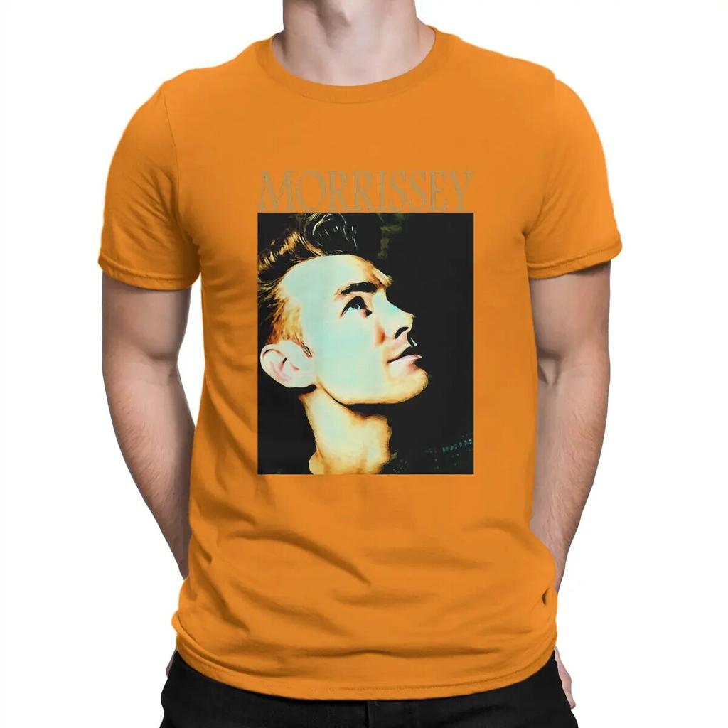 Morrissey 80s 90s Unisex TShirt The Smiths O Neck Tops Fabric T Shirt Humor High Quality Birthday Gifts
