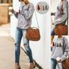 Cozy Womens Christmas Sweatshirt Long Sleeve Jumper Blouse Perfect For Holiday Celebrations