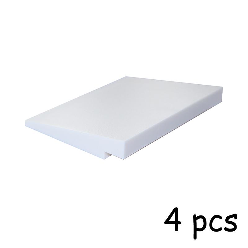 

4PCS MOC Parts Assemble Particles 4515 Size 6x8 Slope Bricks Building Blocks DIY Accessories Educational Creative Toy for Kids белый