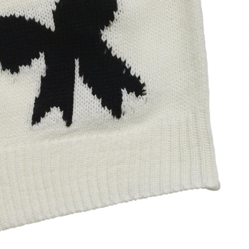 VEZFAA Women's Fashion Casual Fall Winter Long Sleeve O-Neck Sweaters