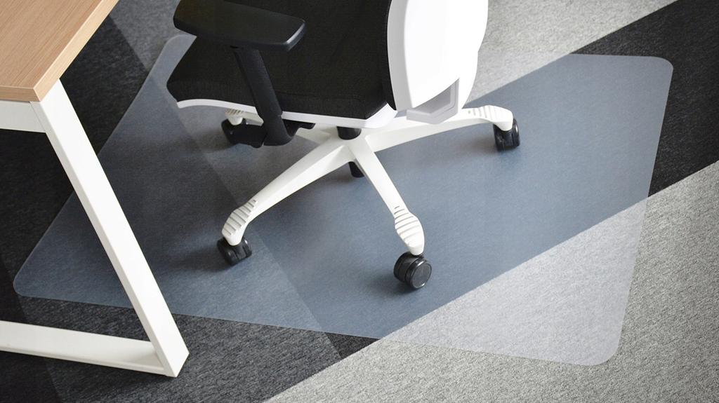 Strong protective mat for under the chair, armchair, table, floor pad 130x90