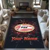Tappeto in Velluto di Cristallo Stampato PSV Eindhoven FC Tappeto in Velluto di Cristallo Antiscivolo Per Divano Camera da Letto Decorazione Interna per la Casa