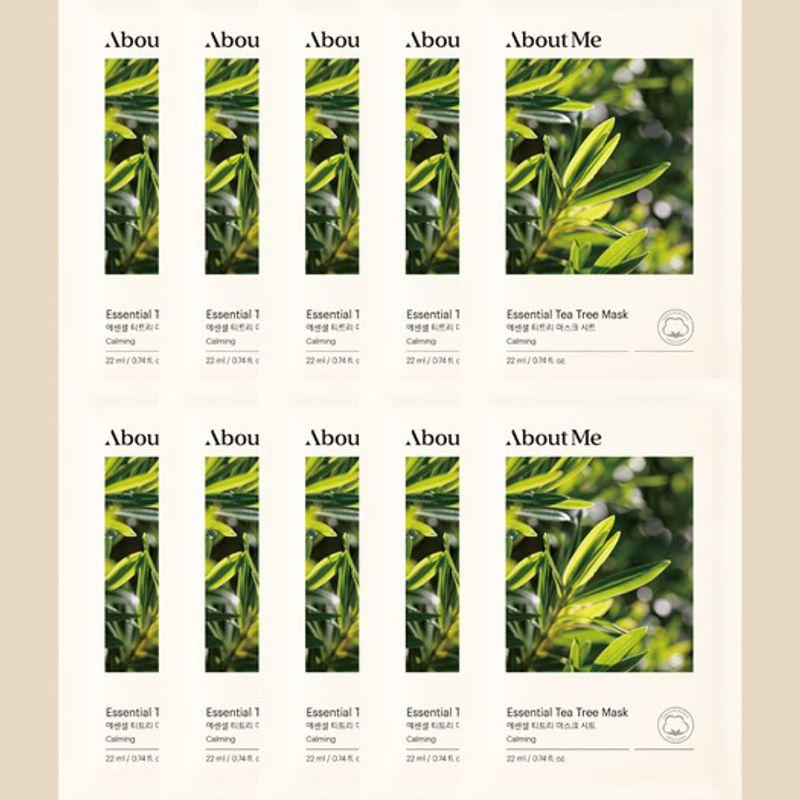 ABOUT ME Essential Tea Tree Mask Sheet 10 Sheets FREE