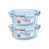 ZIPOYA Round Glass Food Container Set