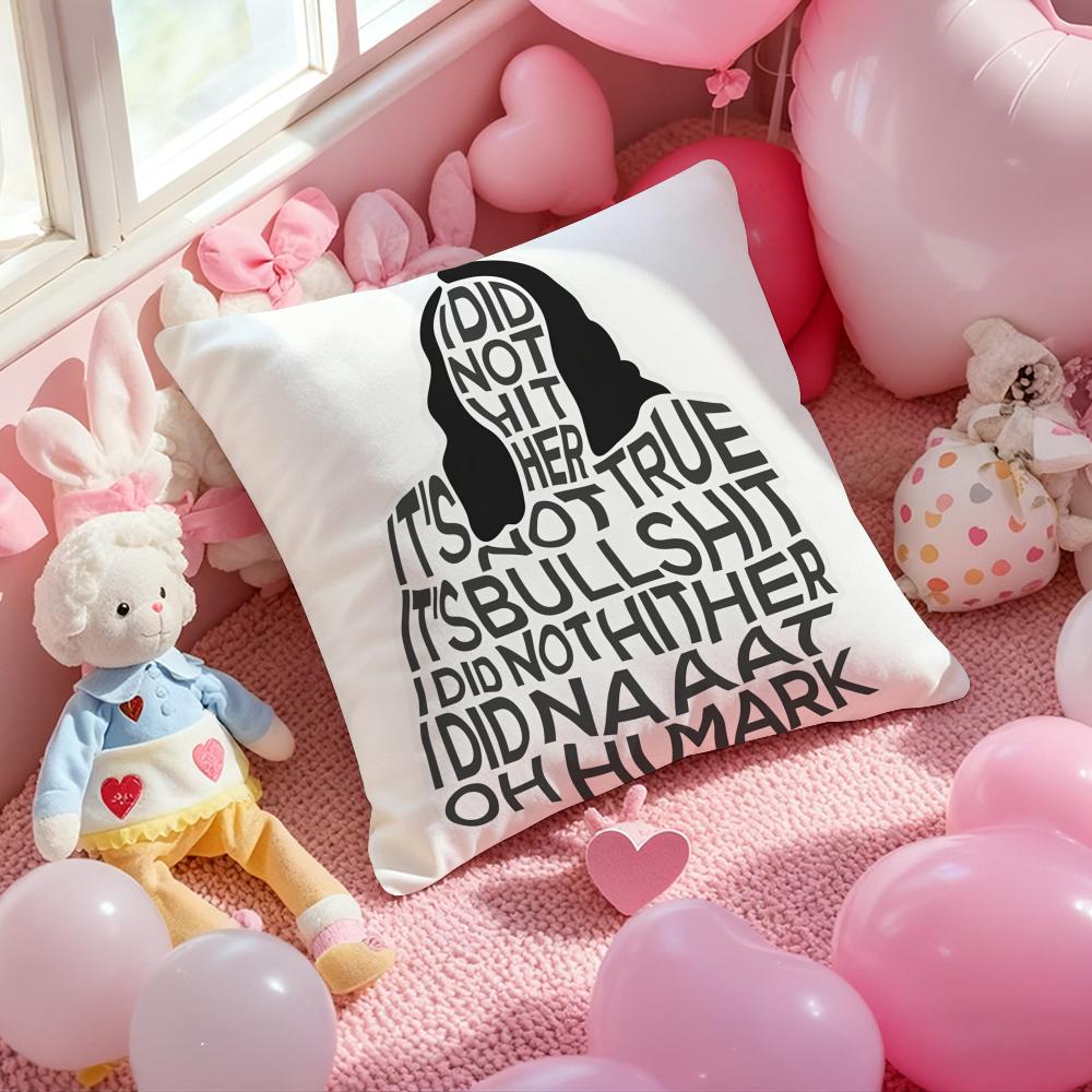 The Room T-Tommy Wiseau Pillow Case Soft Plush Fabric Double-Sided Printed Cushion Cover Warm Winter Sofa Pillow Case