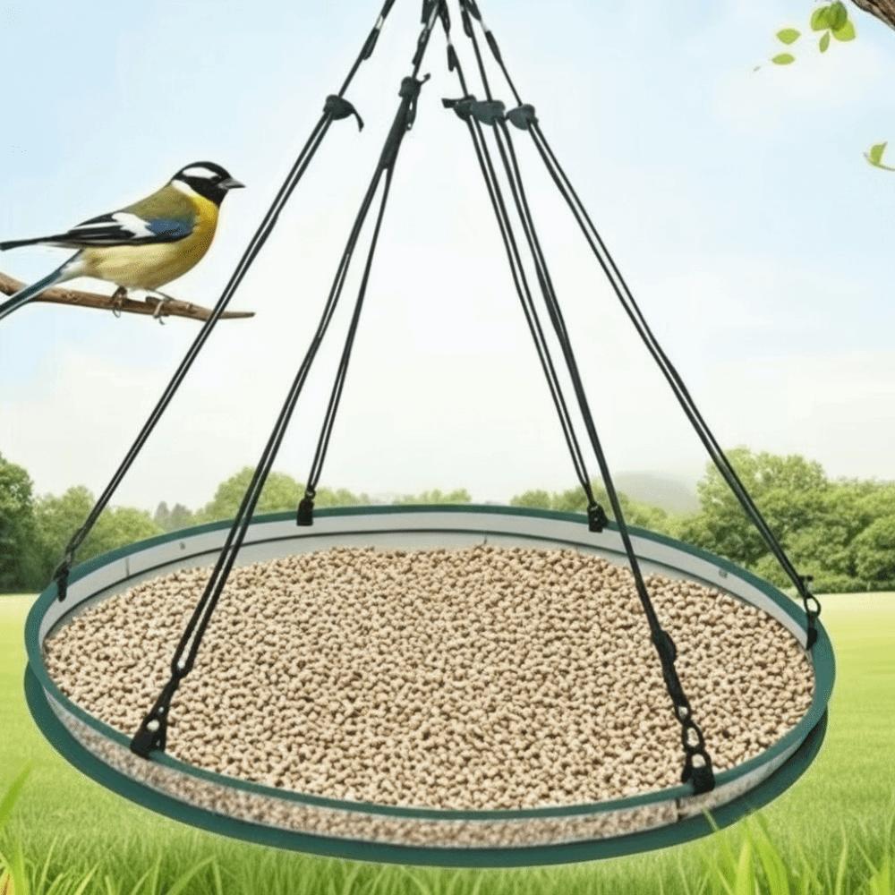 Windproof Hanging Bird Feeder Foldable Bird Feeding Station  Outdoor Bird Feeding