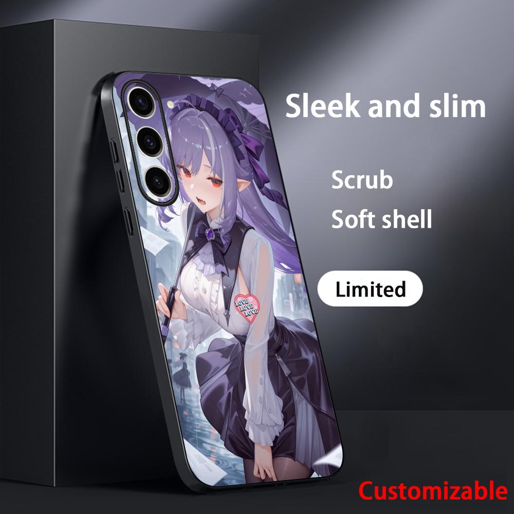 Vivian cool game girl pattern Phone Case For Samsung Galaxy S26 S25 S24 S23 S22 S21 Plus Ultra Note20 Soft Black