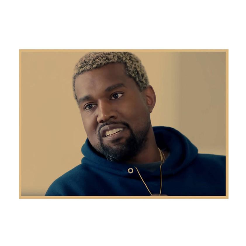 Kanye West Hip Hop Rapper Poster - Decorative Wall Art for Bar or Cafe (661)