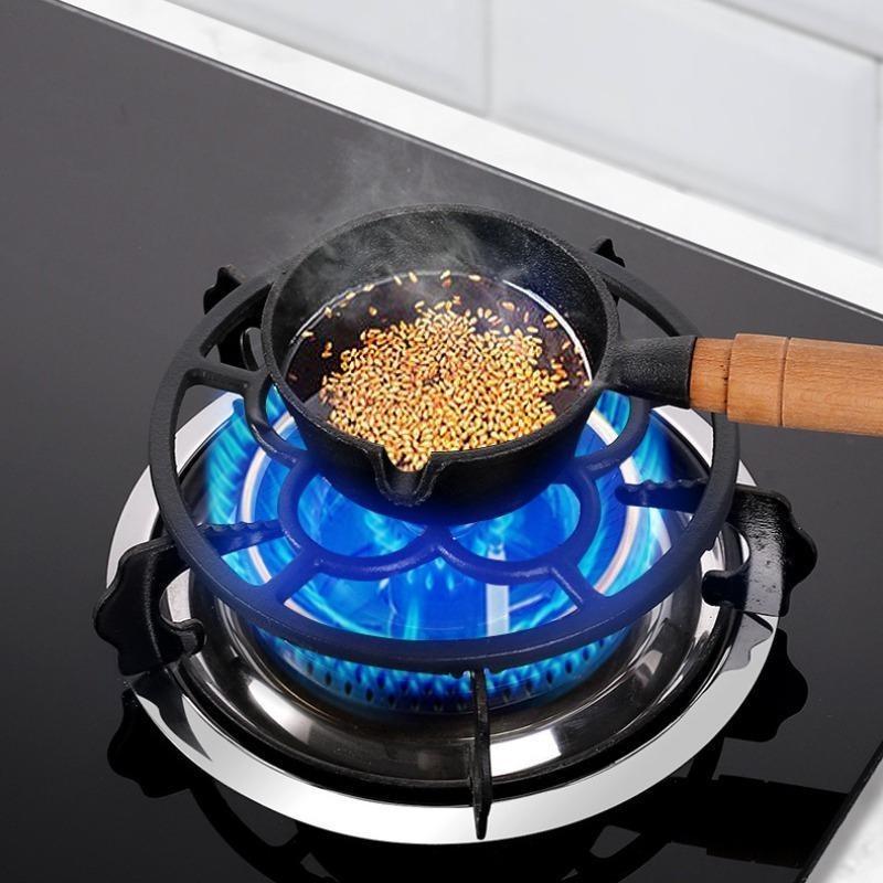 Kitchen Gas Stove Stand, Universal Pot Holder Cooktop Rack Small Milk Pot Anti-slip Shelf
