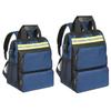 Oxford Cloth Tool Bag Multifunctional Large Capacity Backpack Blue Heavy Duty with Warning Reflective, Appliance Repair Tool Bag