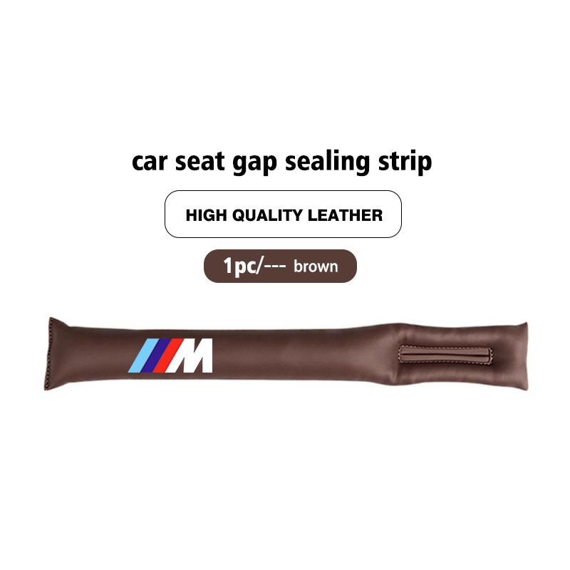 For BMW Car Seat Gap Filler Soft Leather Leak Pads Plug Leak Proof Strip Auto Accessories Performance X1 X3 X5 E39 E46 E90 F20