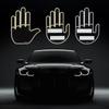 Funny Finger Hand Lamp Remote Control Car Decoration Panel Gesture Lights  Road Rage Signs
