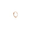 Tirr Lirr 14K Pink Gold Minio One-Touch (M) One-Sided (Outer) Earrings TEPK4P07033M(HF)-M