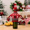 Christmas Wine Eyecatching Bottle Sweater Set Cozy Decorative Accents Table