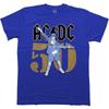 AC/DC Unisex Adult Gold Fifty T-Shirt