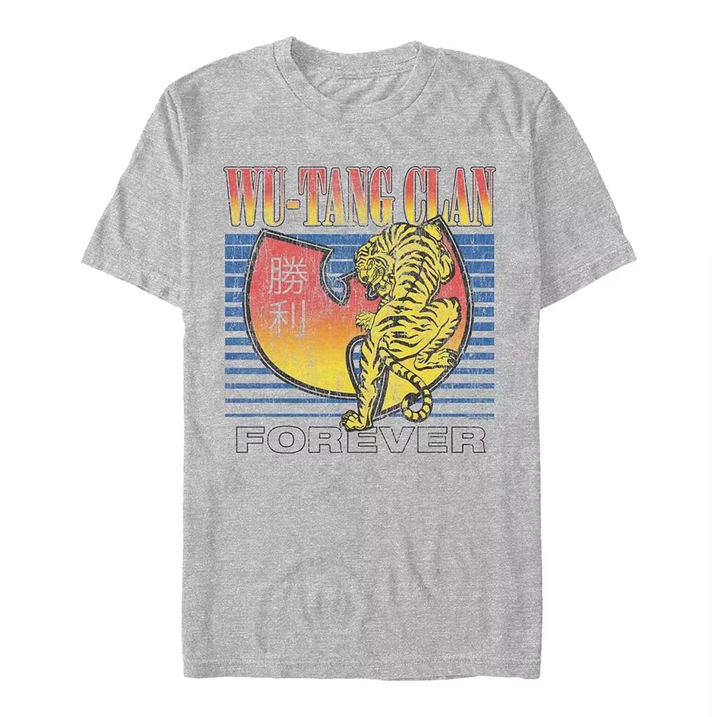 Retro Wu Tang Clan Iconic Logo Graphic Tee 90s Hip Hop Streetwear Casual Unisex Short Sleeve Top