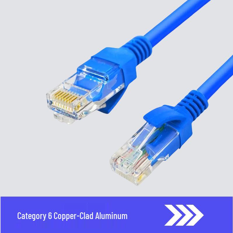 Cat6 Gigabit Oxygen-Free Copper Finished Patch Cable for Computer Router & Networking.