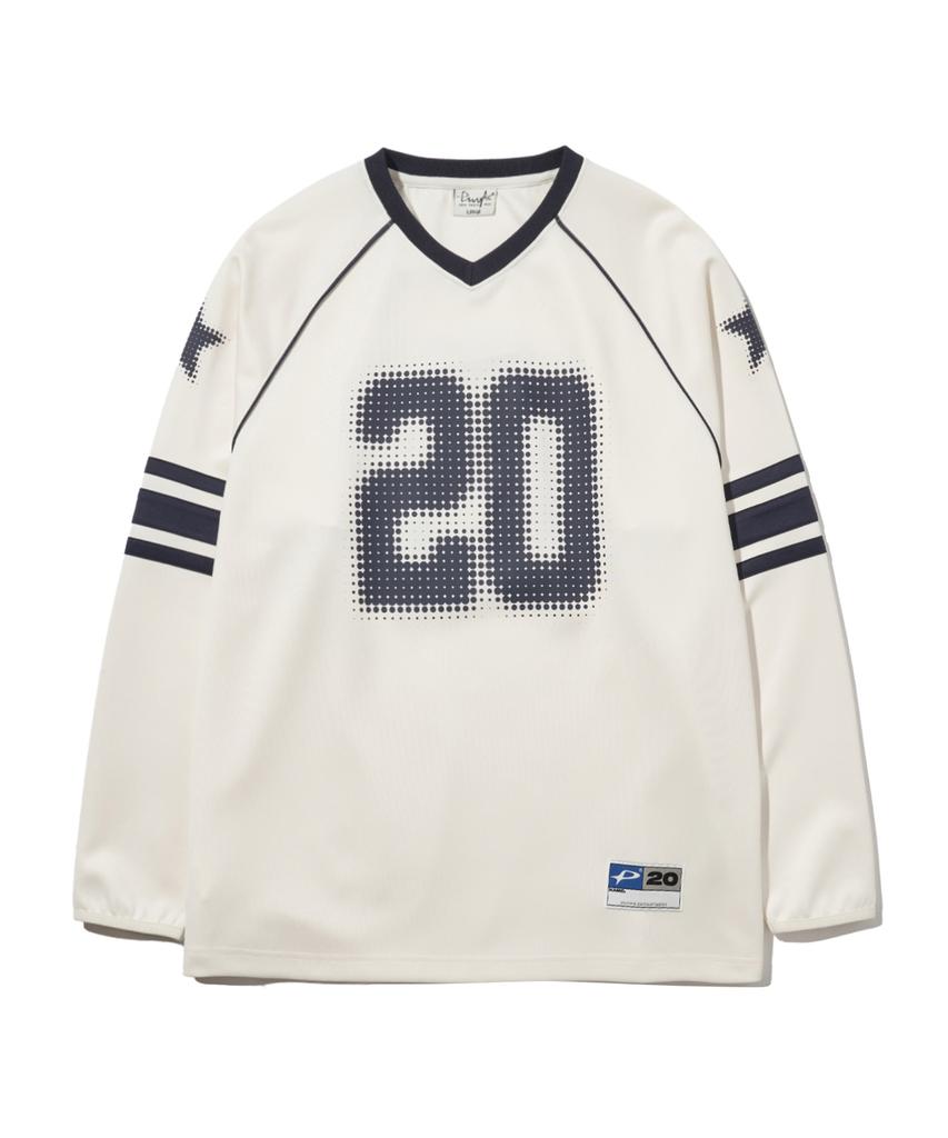 PHYSICAL DEPARTMENT Neko Rugby Long Sleeve_Ivory
