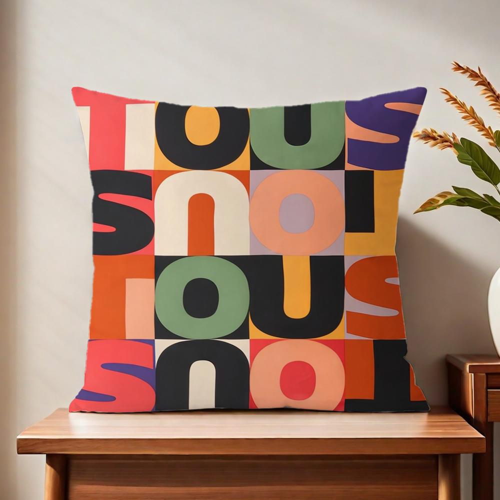 CRAFTED WITLOVE Ttouss cushion cover For Pillow Printing Sofa Decoration Home Car Room Coffee Shop Office Nordic Simplicity
