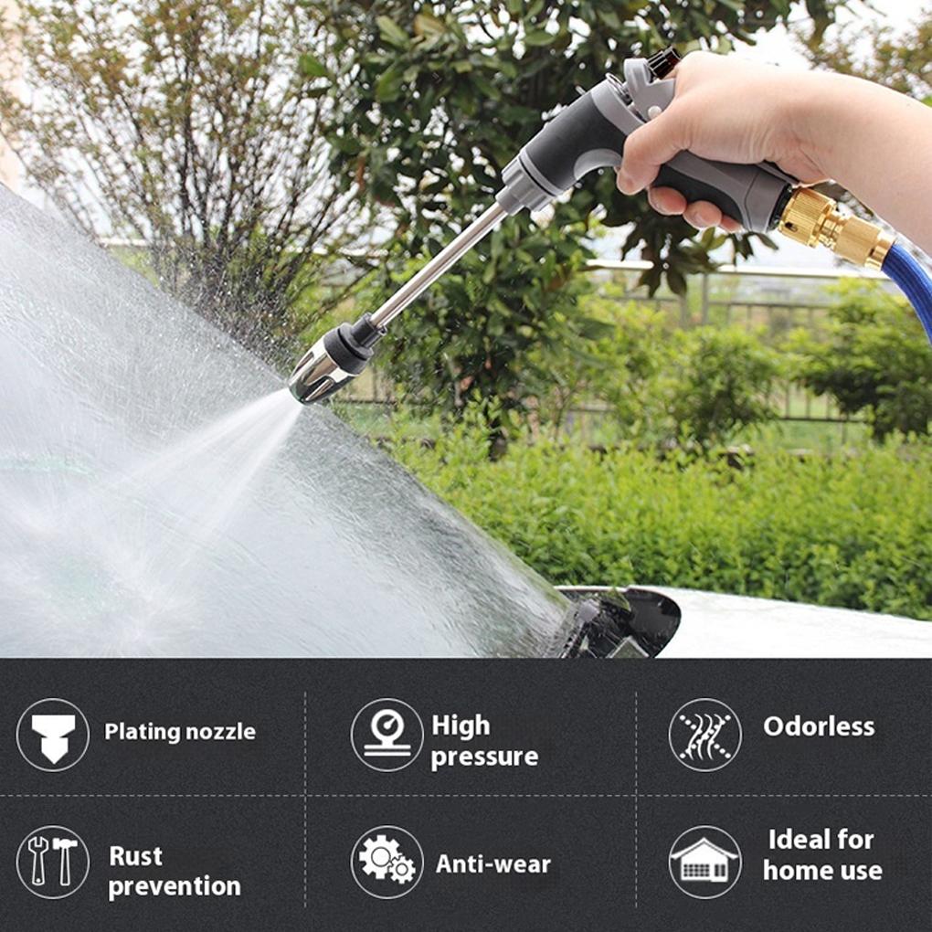 High Pressure Car Wash Water Gun Garden Water Pipe Nozzle, Multifunctional Watering Tool Powerful Cleaning For Car and Garden