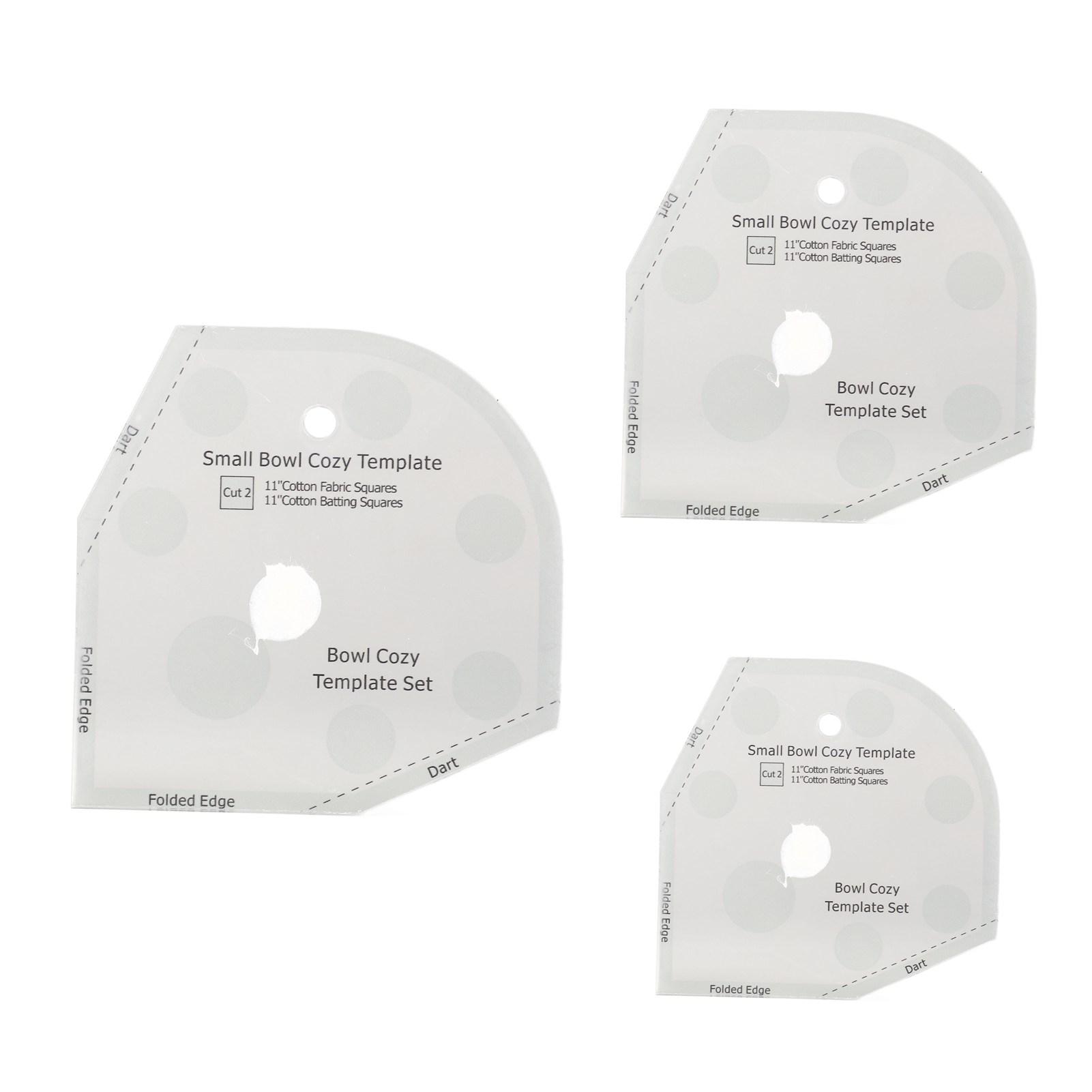 

3 шт. Шаблон для грелки для миски 3 размера 6 дюймов 8 дюймов 10 дюймов Квилтинг Акриловая обертка для миски Выкройка для шитья Шаблон Сделай сам