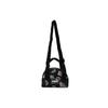 Sports Fashion Casual Printed Polyester Shoulder Crossbody Tote Bag Women Bags Black 078314-02