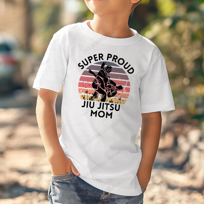 Jiu Jitsu Rashguard Murder Yoga Kid Casual Children Tshirt New Print Girls T Shirt Short Sleeve O-neck Summer Tops T-shirt