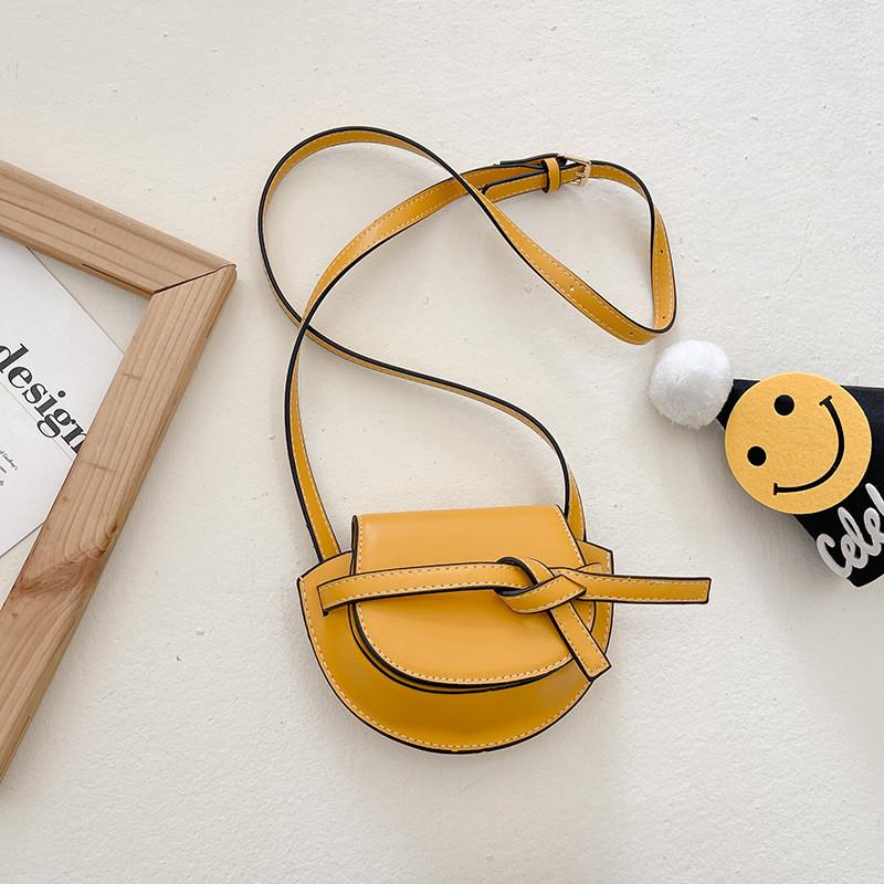 Stylish Korean Style Pu Crossbody Bag For Kids Cute Fashionable Toddler Accessory