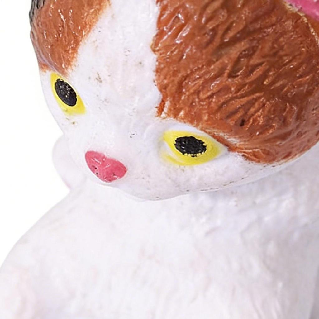5Pcs Cute Kitten Decoration Creative Sleeping Cat Doll Home Ornaments Toys Cat Car Landscape Decoration Adorable Gifts