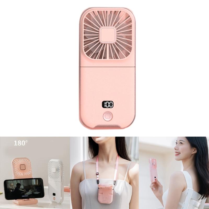 Mini Portable Hand-held Fan Charging Portable Fans Electric Fan Summer Cooling Fans Plastic Material for Outdoor Indoor