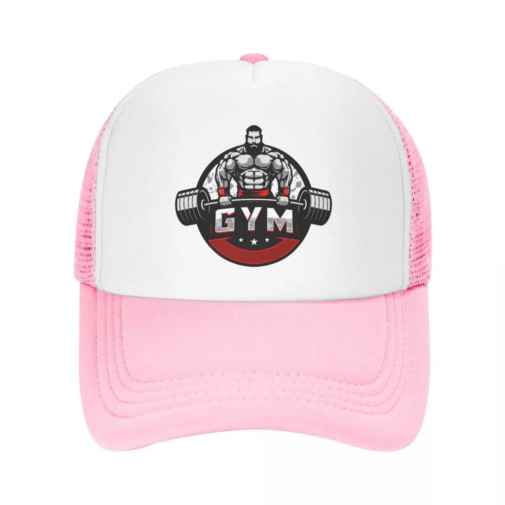 Custom Fashion Unisex Bodybuilding Gym Trucker Hat Adult Fitness Muscle Adjustable Baseball Cap Unisex Women Hip Hop Dad Hat