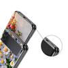 Phone Case for Samsung Galaxy Z Flip 3 4 5 6 7 Folding Shell For Samsung Z Flip4 Flip5 PC Hard Cover Soft Pale Little Flower