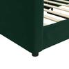 Daybed Dark Green 100x200 Cm Velvet