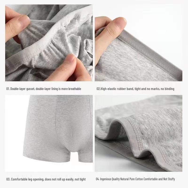 Calzoncillos bóxer desechables de algodón para hombre - Empaquetados individualmente