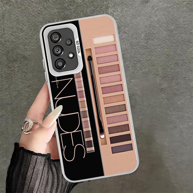 Makeup Eye Shadow Box Pattern Shockproof Phone Case for Samsung A17 A16 A15 A14 A37 A57 A36 A56 A26 A35 A55 A25 A34 A54 A24 A13