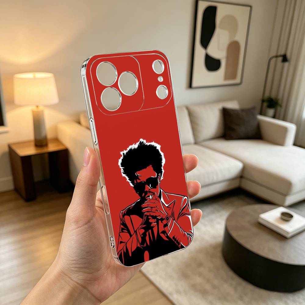 The W-Weeknd X-O  Phone Case For iPhone 17 16 15 14 13 12 11 Mini Pro Max Plus Transparent Cover