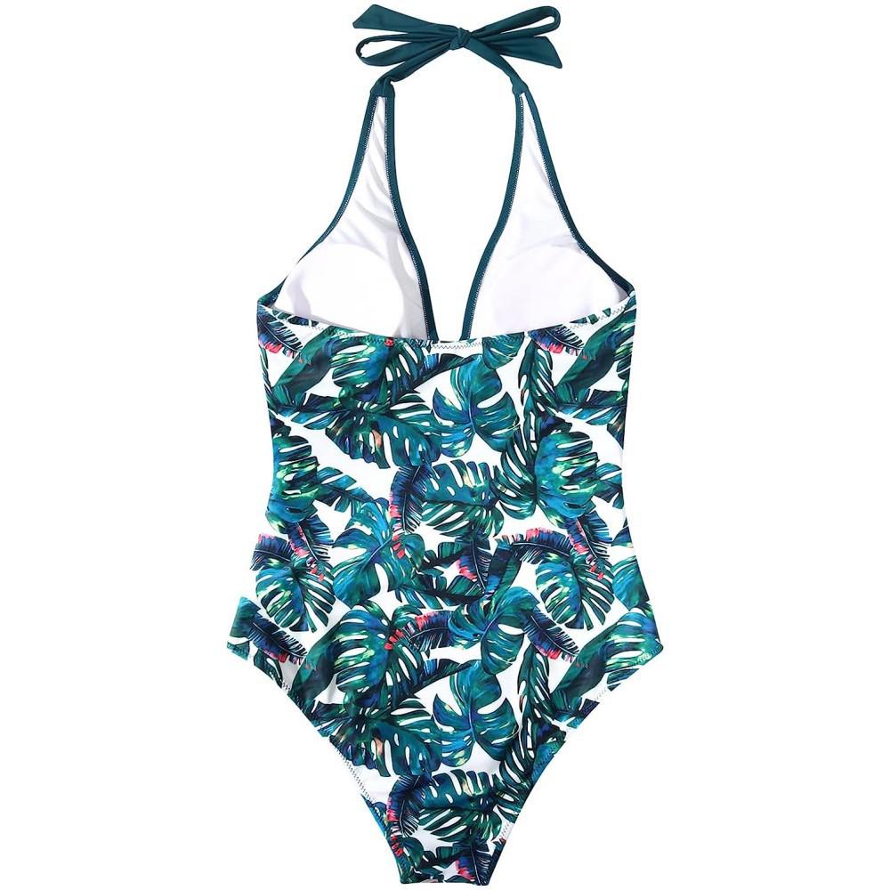 2024 European & American Chic Backless Slimming One-Piece Swimsuit for Women
