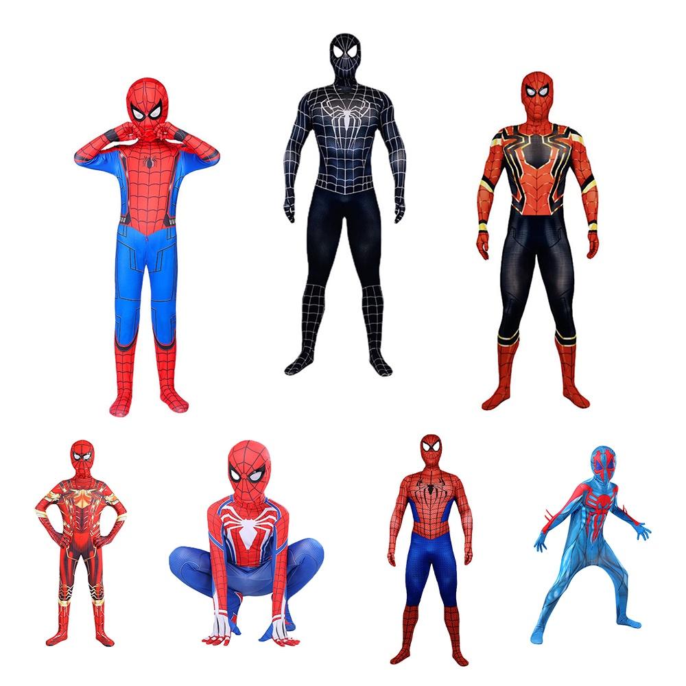 Spider-man No Way Home Amazing Iron Black Cosplay Kostüm Anzug Für Alle Altersgruppen